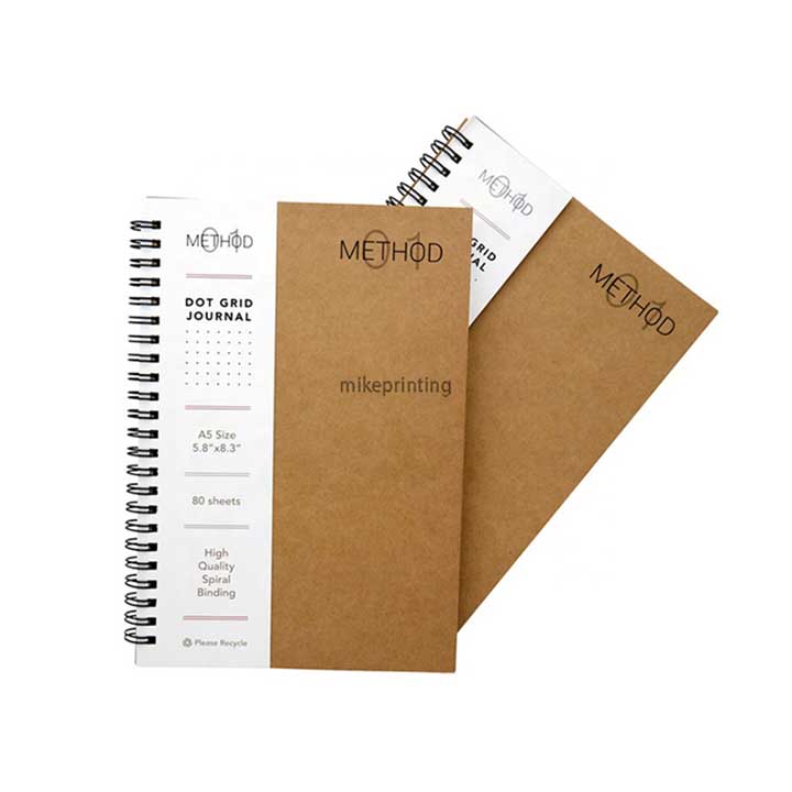 Cuaderno punteado de papel Kraf